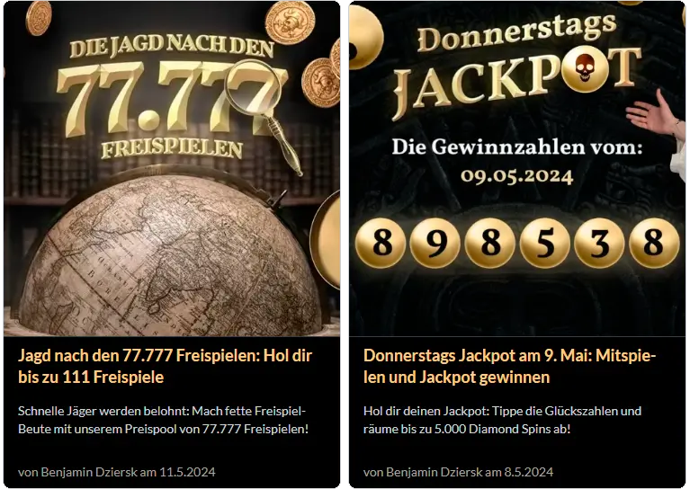 JackpotPiraten Bonus Code